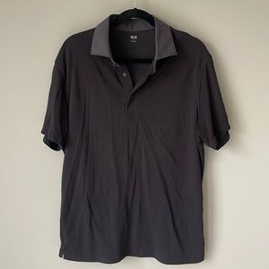 Men’s UNIQLO black polo, XL